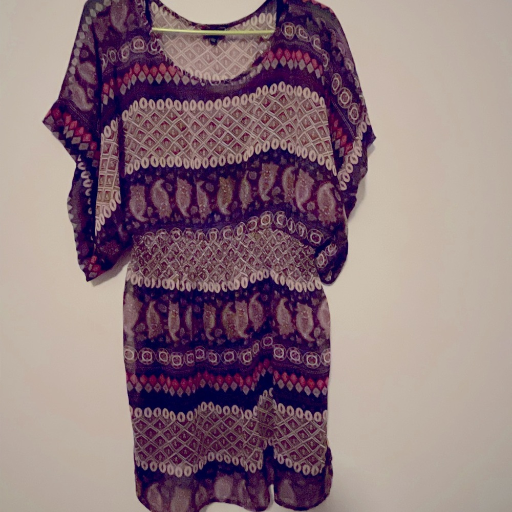 Rue 21 dress with black long cami underneath